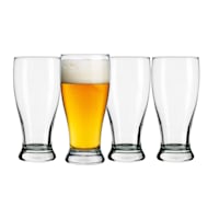 Set of 4 Pilsner Glasses, 19.25oz