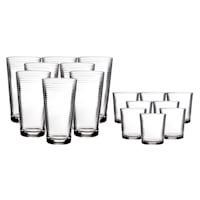 16-Piece Origami Drinkware Set