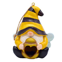 Bumblebee Gnome Birdhouse, 7"