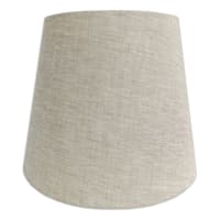 Grey Tapered Drum Small Table Lamp Shade, 7x10x8