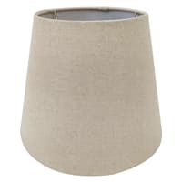 Dark Tan Tapered Drum Small Table Lamp Shade, 7x10x8