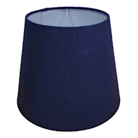 Navy Tapered Drum Shade 7x10x8
