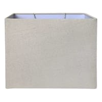 Tan Rectangle Medium Table Lamp Shade, 11x12x9