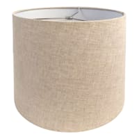 Dark Tan Tapered Drum Medium Table Lamp Shade, 12x14x10