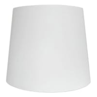 Crosby St. White Silver Lined Tapered Drum Small Table Lamp Shade, 9x11x9