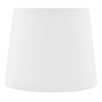 Crosby St. White Gold Lined Tapered Drum Small Table Lamp Shade, 9x11x9