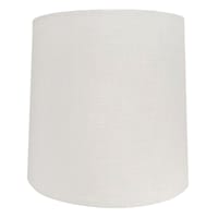 Off-White Tapered Drum Small Table Lamp Shade, 10x11x10.5