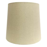 Dark Tan Tapered Drum Lamp Shade, 13x15x14