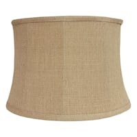 Burlap Bell Medium Table Lamp Shade, 8x15x10