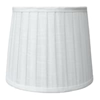 Providence Off-White Tapered Drum Small Table Lamp Shade, 9x11x9