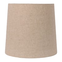 Dark Tan Tapered Drum Large Table Lamp Shade, 13x15x14