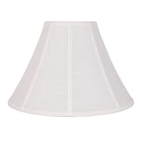 Off-White Bell Lamp Shade, 7x17x12