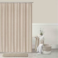 Honeybloom Cece Natural Shower Curtain, 72"