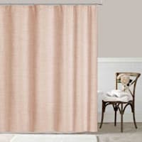 Found & Fable Harrison Dusty Coral Shower Curtain, 72"