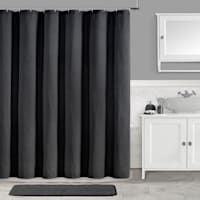 Crosby St. Black Sussex Shower Curtain, 72"
