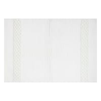 Providence Reversible White Bath Rug, 20x30