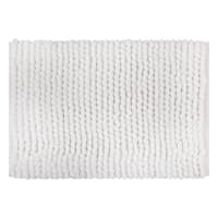 2-Pack White Loop Bath Rug Set, 17x24 & 20x30