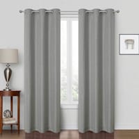 Rockwell Solid Sage Blackout Grommet Curtain Panel, 84"
