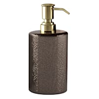 Found & Fable Nico Bronze Textured Soap Dispenser, 7"