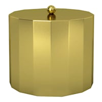 Providence Florence Gold Metal Jar, 5"