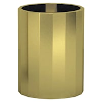 Providence Florence Gold Metal Toothbrush Holder, 4.5"