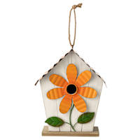 Floral Accent Birdhouse, 10"