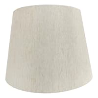 Light Tan Tapered Drum Lamp Shade, 13x17x12