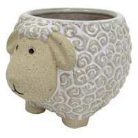 Indoor Sheep Ceramic Pot, Extra Small