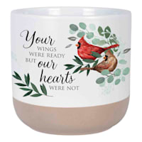 Indoor Cardinal Sentiment Pot, Small