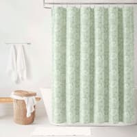 13-Piece Sage Suma Floral Shower Curtain Set, 72"