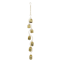 Found & Fable Curved Bell Wind Chime, 32"