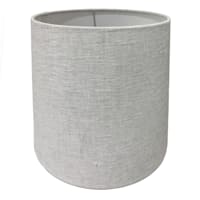 Light French Grey Tapered Small Table Drum Shade, 10x11x10