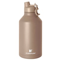 Hydraflow Clay Steel Crusader Bottle with Dual Lid, 64oz