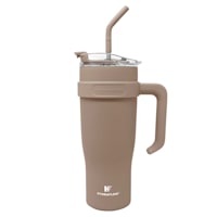 Hydraflow Capri Khaki Steel Insulated Tumbler, 40oz
