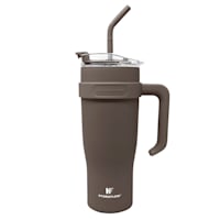 Hydraflow Capri Cocoa Steel Insulated Tumbler, 40oz