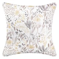 Natural Muted Garden Throw Pillow, 18"