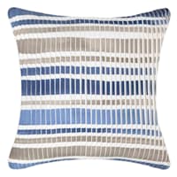 Indigo Sleek Striped Throw Pillow, 18"