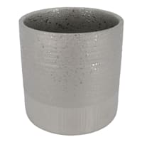 Crosby St. Indoor Textured Silver Pot, 6"