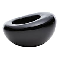 Crosby St. Indoor Black Jellybean Planter, Medium