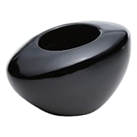 Crosby St. Indoor Black Jellybean Planter, Small