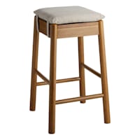 Honeybloom Quincy Counter Stool, Beige