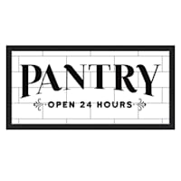 Pantry Faux Tile Wall Decor, 24x12