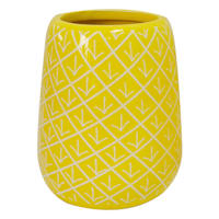 Sunny Club Indoor Pineapple Ceramic Pot, Small