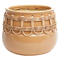 Tracey Boyd Indoor Woven Ceramic Pot, Medium