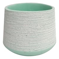 Ty Pennington Indoor Green Concrete Rope Pot, Extra Small