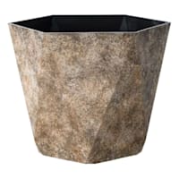 Dark Brown Flagstaff Outdoor Planter, Large