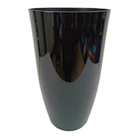 Nora Black Outdoor Planter, Medium