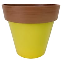 Felix Yellow Outdoor Planter, Medium