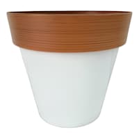 Felix White Outdoor Planter, Small