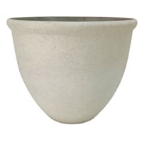 White Sanded Outdoor Planter, Small